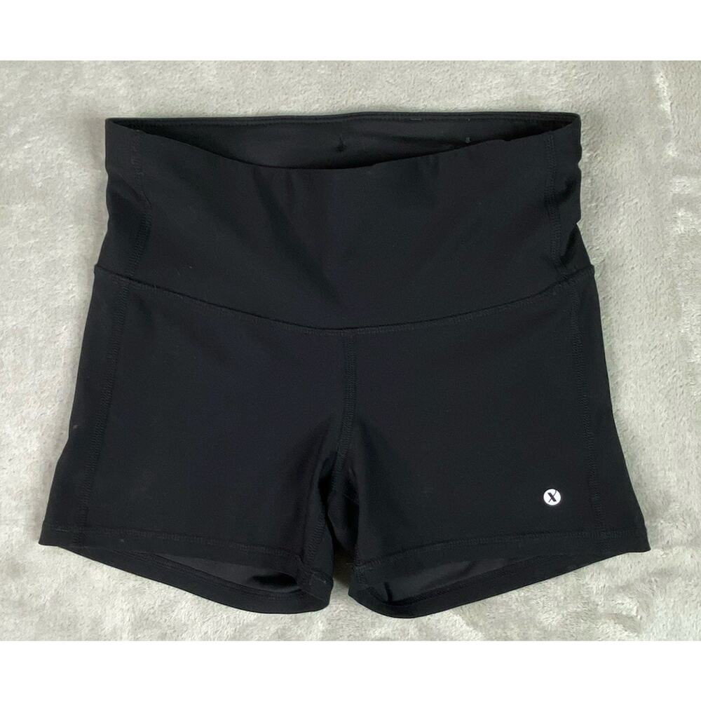 Xersion Fitted Performance Black Athletic Stretch Shorts Women’s Small